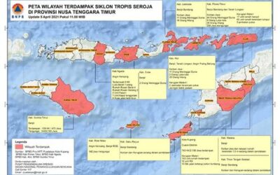 12 Areas Affected by Cyclone Seroja in NTT, Victim and Damage Data
