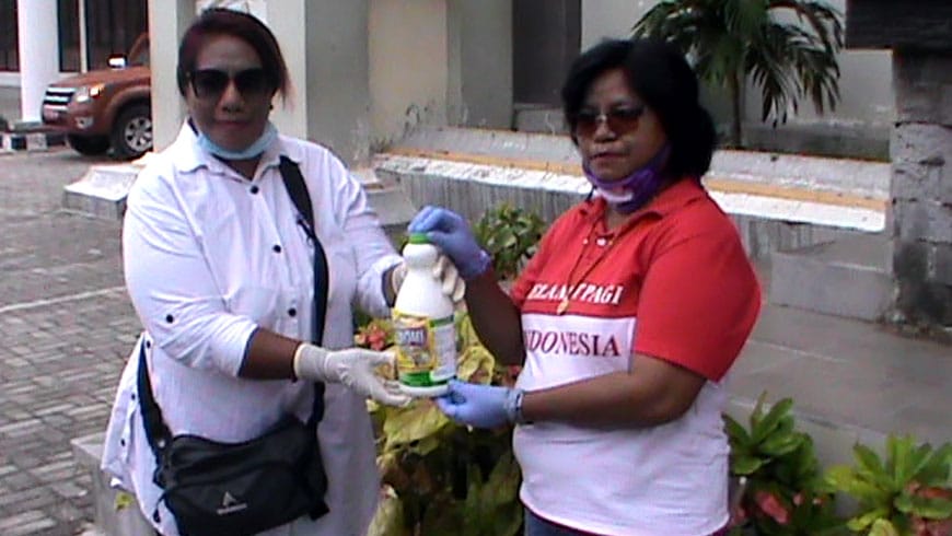 Journalists’ Spontaneous Donations for the PRB Forum are Appreciated by the East Sumba BPBD