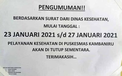 Kambaniru Health Center Closed After the Head and Three Staff Test Positive for Covid-19