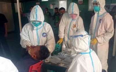 Screening in KM. Egon, 19 Passengers Confirmed Positive Rapid Antigen