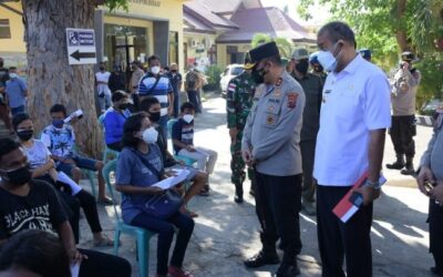 Kapolda NTT Tinjau Penerapan PPKM Level IV di Kabupaten Sumba Timur