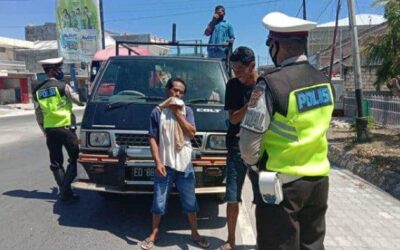 Operasi Masker di Sumba Timur – Banyak Warga yang Belum Sadar Pakai Masker