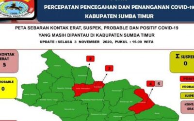Di Sumba Timur-NTT, Tambahan Kasus Covid dari Kecamatan Umalulu dan Waingapu