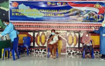 Pertama di Pulau Sumba, 84 Anak & Remaja Divaksin Kodim 1601 Sumba Timur