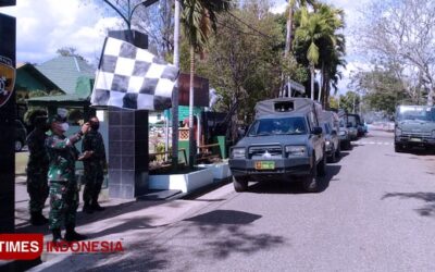 Dandim Lepas Penyaluran Bantuan Beras Bagi Masyarakat Sumba Timur