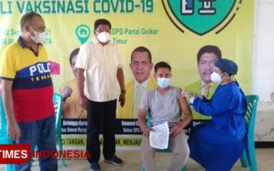 Partai Golkar Gelar Vaksinasi untuk Warga Sumba Timur