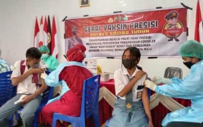 Siapkan KBM Tatap Muka, Gerai Vaksin Presisi Go To School Sasar Siswa SMAN 2 Waingapu Sumba Timur