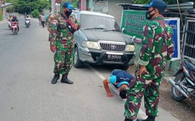 Push Up, Sanksi untuk Pelanggar Masker di Sumba Timur