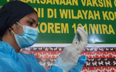 Anggota Kodim 1601/Sumba Timur Mulai Divaksin