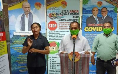 Hadirkan Jubir Isyarat, Gugus Tugas Covid-19 NTT Kabarkan 313 ODP Sembuh