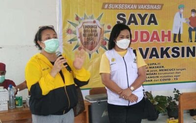 Vaksinasi, Panggilan Humanisme Partai Golkar