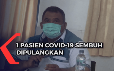 1 Pasien Covid-19 Sembuh Dipulangkan