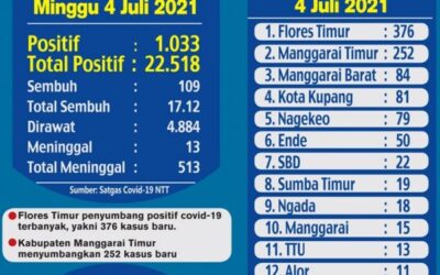 NTT Perluas PPKM Mikro Meski Tidak Zonasi Berisiko Tinggi