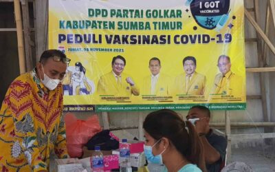 Masyarakat Enggan Vaksin, Golkar Sumba Timur Gencar Sosialisasi
