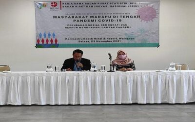 Badan Riset dan Inovasi Nasional Diseminasi Hasil Penelitian Dampak Covid Bagi masyarakat Marapu