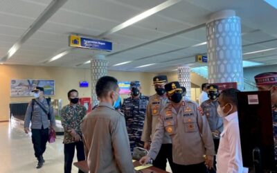Kapolda NTT Cek Pos Penyekatan PPKM Level III di Bandara Komodo Labuan Bajo
