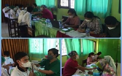 MTs.N Sumba Timur Gelar Vaksinasi Covid-19 Tahap Satu
