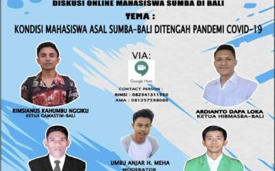 Di Tengah Pandemi Covid-19, Mahasiswa Asal Sumba di Bali Berharap Perhatian dari Pemda