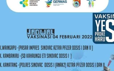 Hari Ini Vaksinasi Covid-19 di Pasar Inpres Matawai Sumba Timur